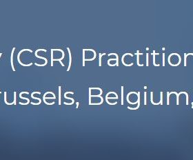 Certified Sustainability (CSR) Practitioner Program, Advanced Edition 2019 – Brussels, Belgium, June 20-21, 2019